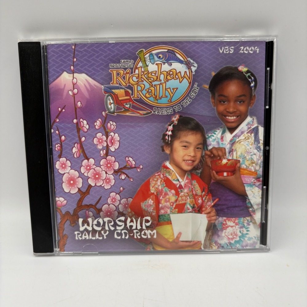 LifeWay Rickshaw Rally CD-ROM VBS 2004 Purple Good Worship Accompaniment Tracks